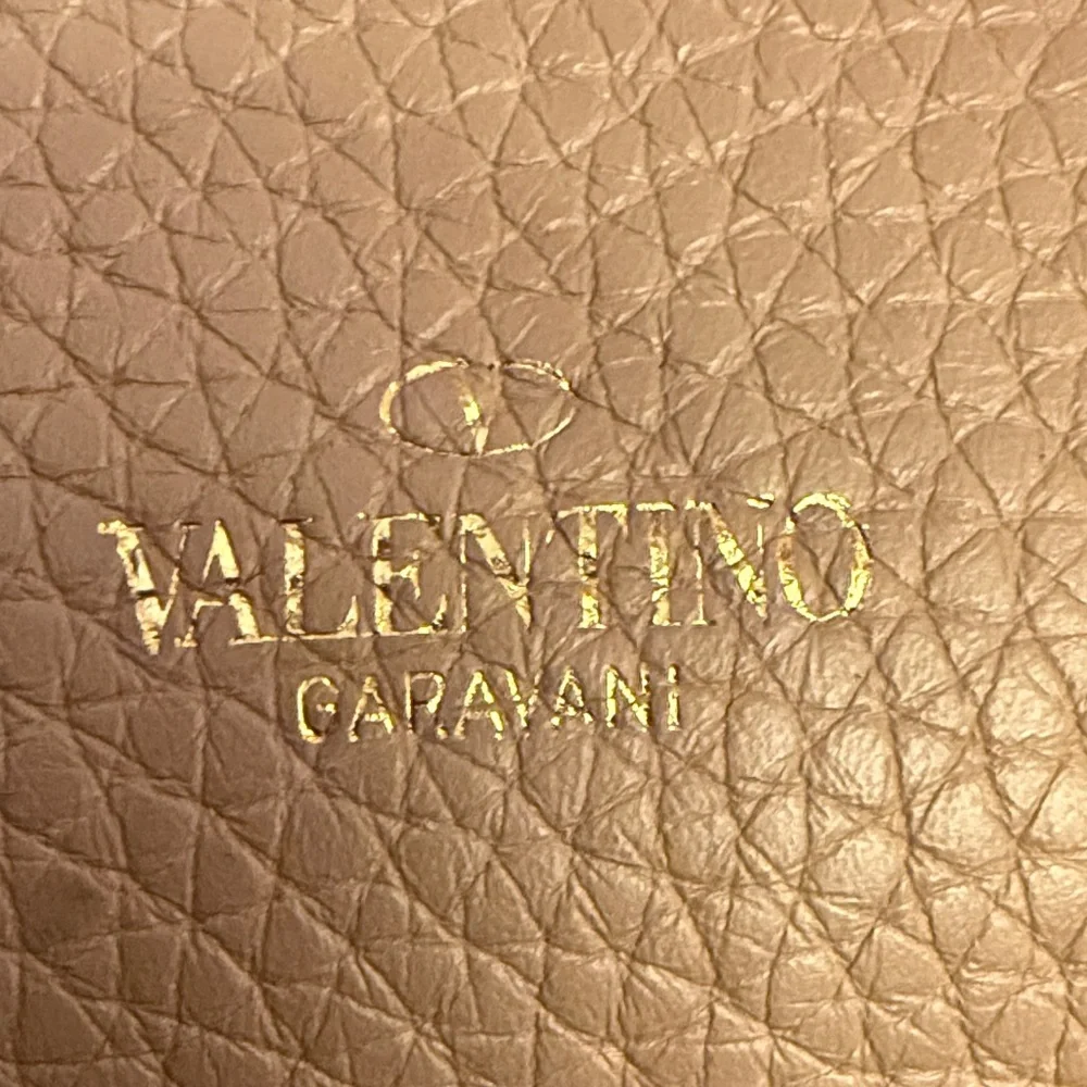 Valentino Garavani Rock Stud Leather Crossbody Bag with Gold Hardware - Picture 12 of 15